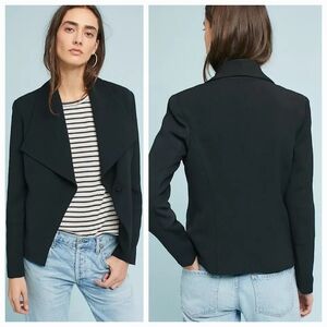 Greylin Classic Draped Blazer Jacket Size SP
